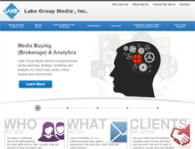 Tablet Screenshot of lakegroupmedia.com